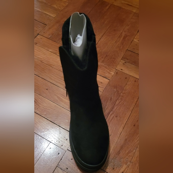 Black J Slides platform  boots - Picture 1 of 3